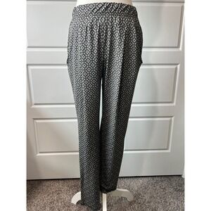 Jennifer Lopez Lounge Pants Geometric‎ Print Elastic Waist Casual XS